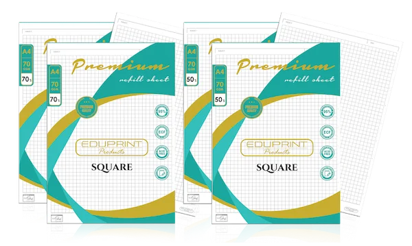 Premium refill sheet square with